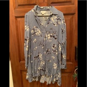 For The Republic Button Up Tunic